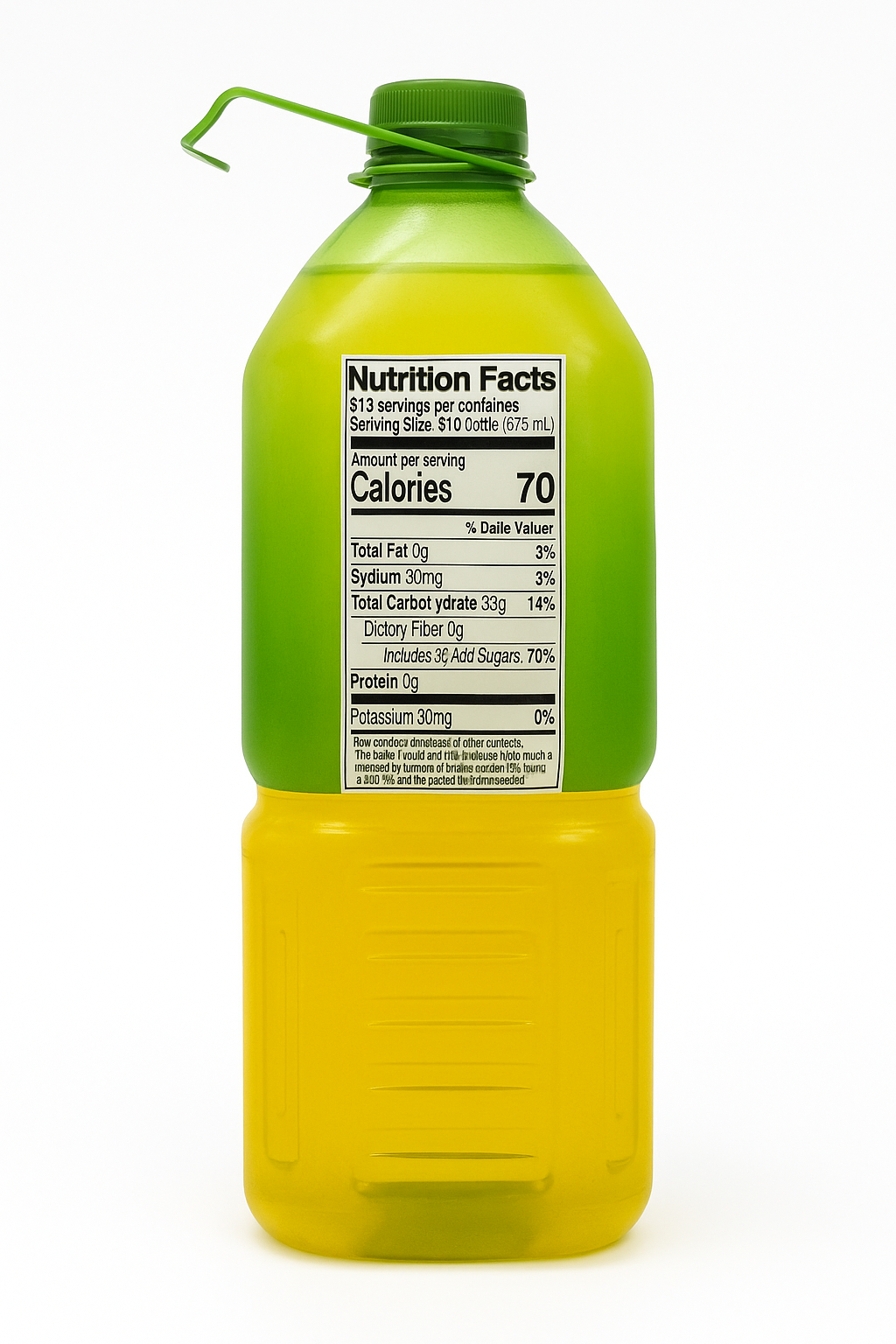Green Tea Drink with Honey Jasmine Flavor 67.6 fl oz (2L) 康师傅 绿茶 2升
