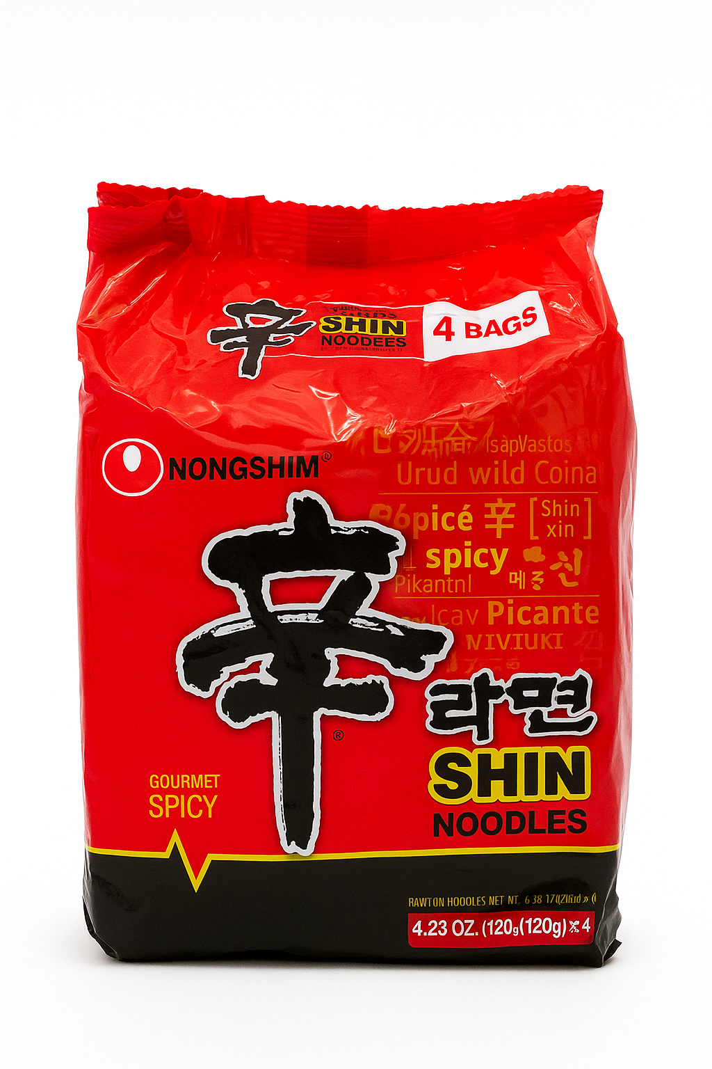 SHIN NOODLES 4 BAGS 辛面 4包装