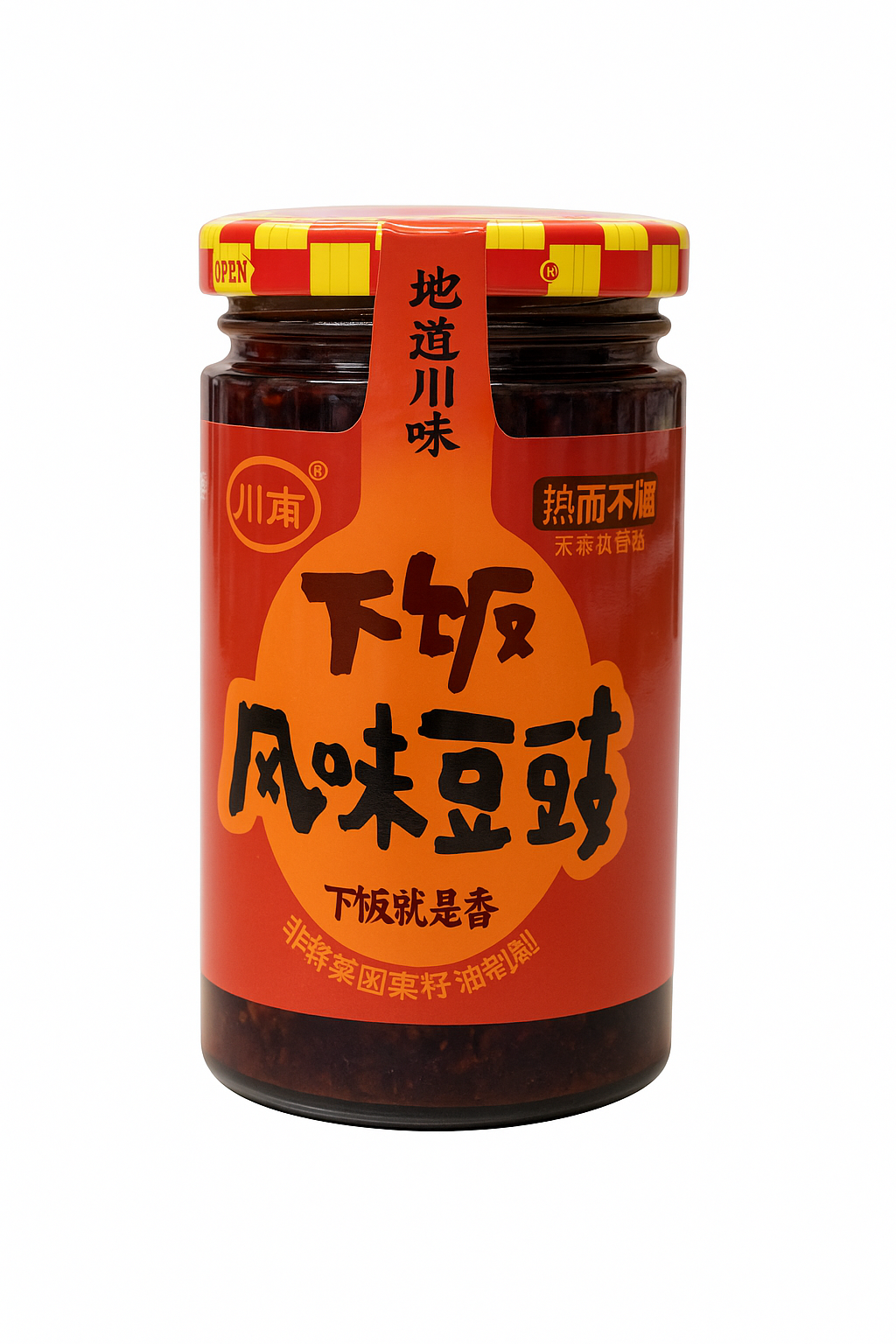 Flavored tempeh paste 280g(9.8oz) 下饭风味豆豉 280克