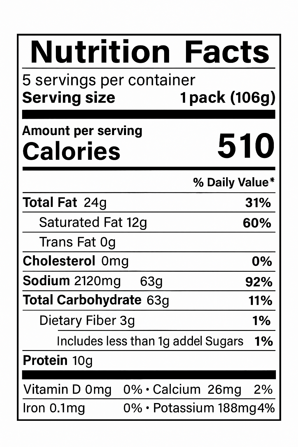 Braised Artificial Beef Flavor 3.73OZ(106g)康师傅红烧牛肉面 106克