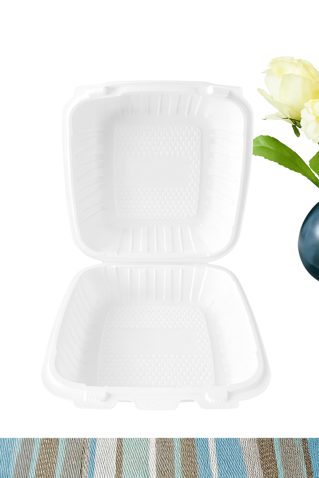 PP881 8.00”X 8.00”X 3.00”, 1-COMP, PP Quantity: 150