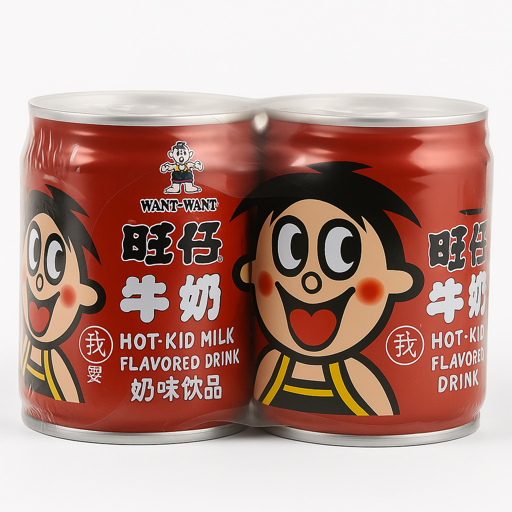 Wangzai Milk  245 mL 6 Can  旺仔牛奶 245 mL *6 罐