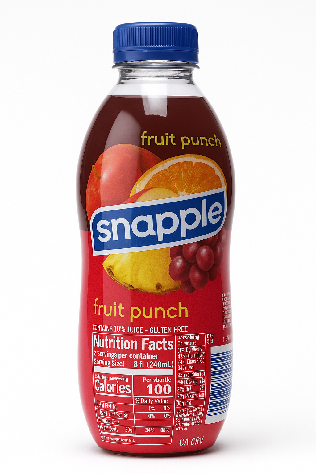 Snapple Juice Drink 20 fl oz （591 mL）