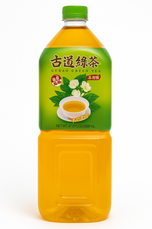 GUDAO Green Tea Drink 67.6 fl oz （2000mL）古道绿茶 2升