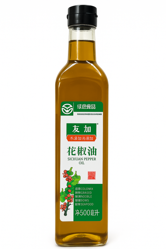 SIchuan Pepper Oil 16.9 fl oz （500mL） 友加 花椒油 500毫升