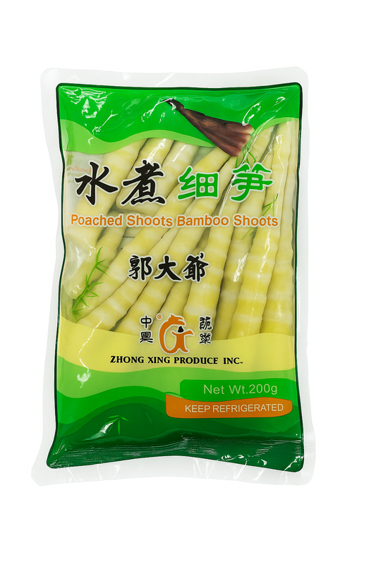 Poached Shoots Bamboo Shoots 200g 水煮细笋 200克