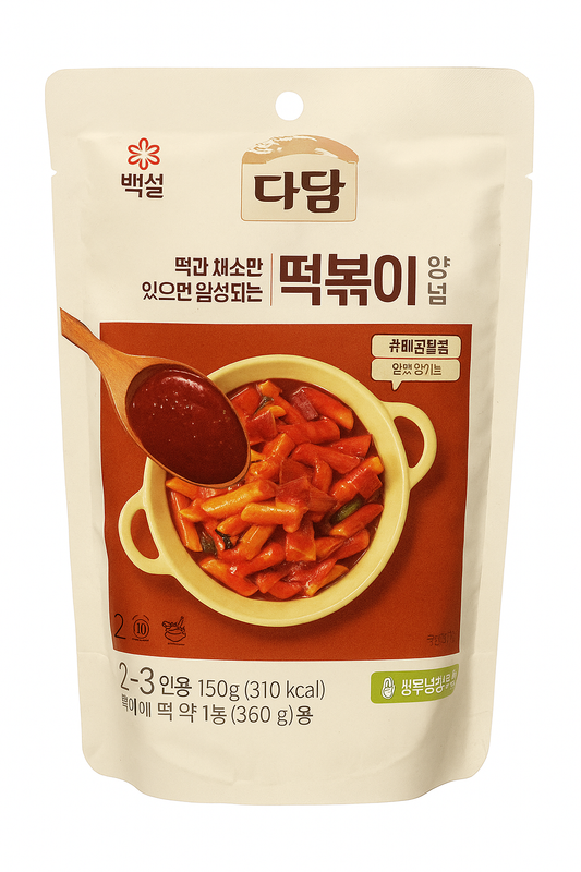 Sweet & Spicy Toppokki Hot Sauce 5.29OZ（150g）甜辣Toppokki辣酱 150克