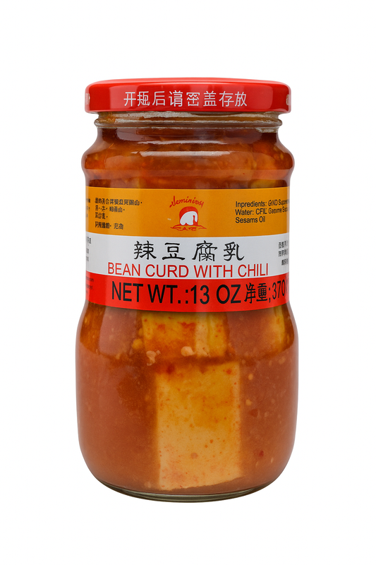 Bean Curd With Chili 13OZ（370g） 辣豆腐乳 13盎司（370克）