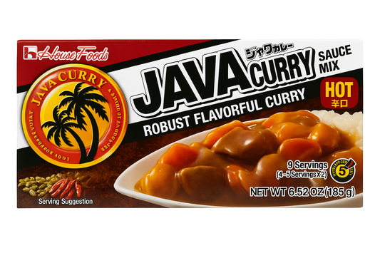 JAVA CURRY SAUCE MIX 6.52OZ(185g) 咖喱酱 6.52盎司（185克）
