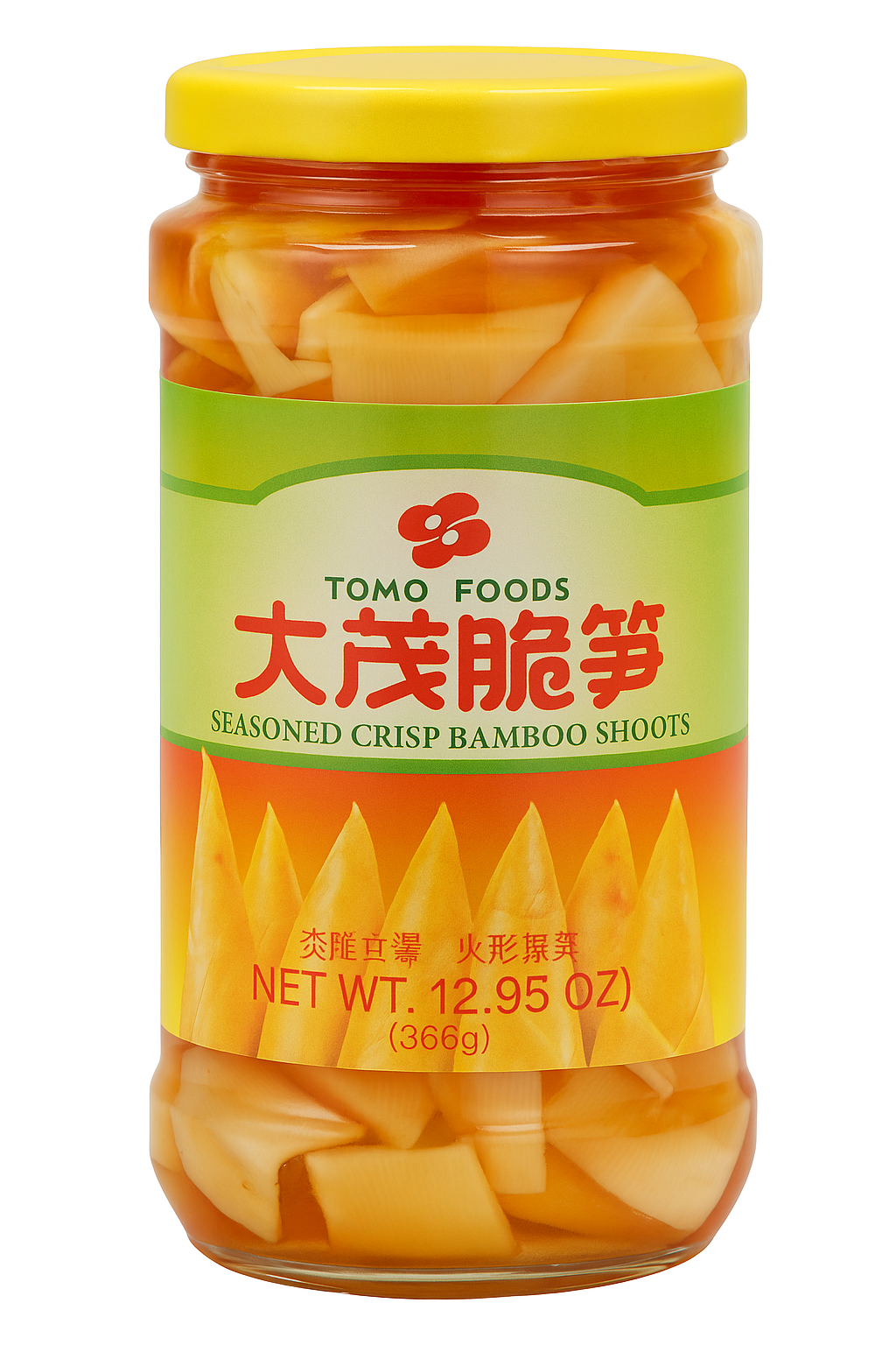 SEASONED CRISP BAMBOO SHOOTS 350g（12.35oz）大茂脆笋 350克