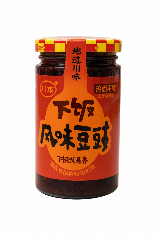 Flavored tempeh paste 280g(9.8oz) 下饭风味豆豉 280克