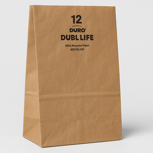 DURO #12 brown paper bags 400 count  Grocery Bag，DURO #12 棕色纸袋 400个