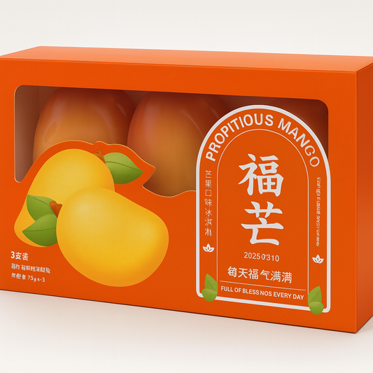 Mango Flavored Ice Cream 75g*3  福芒冰淇淋