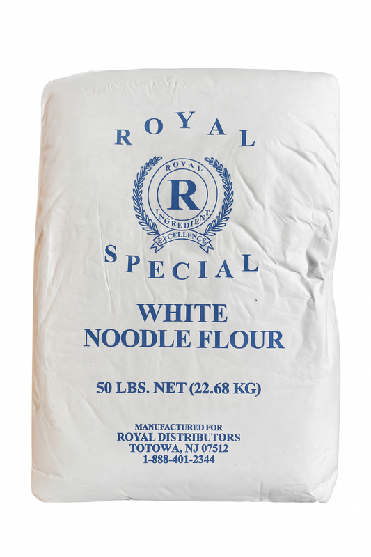 Royal Special White Noodle Floor 50LBS. NET(22.68KG) 皇家特制白面粉50磅 净重(22.68公斤)