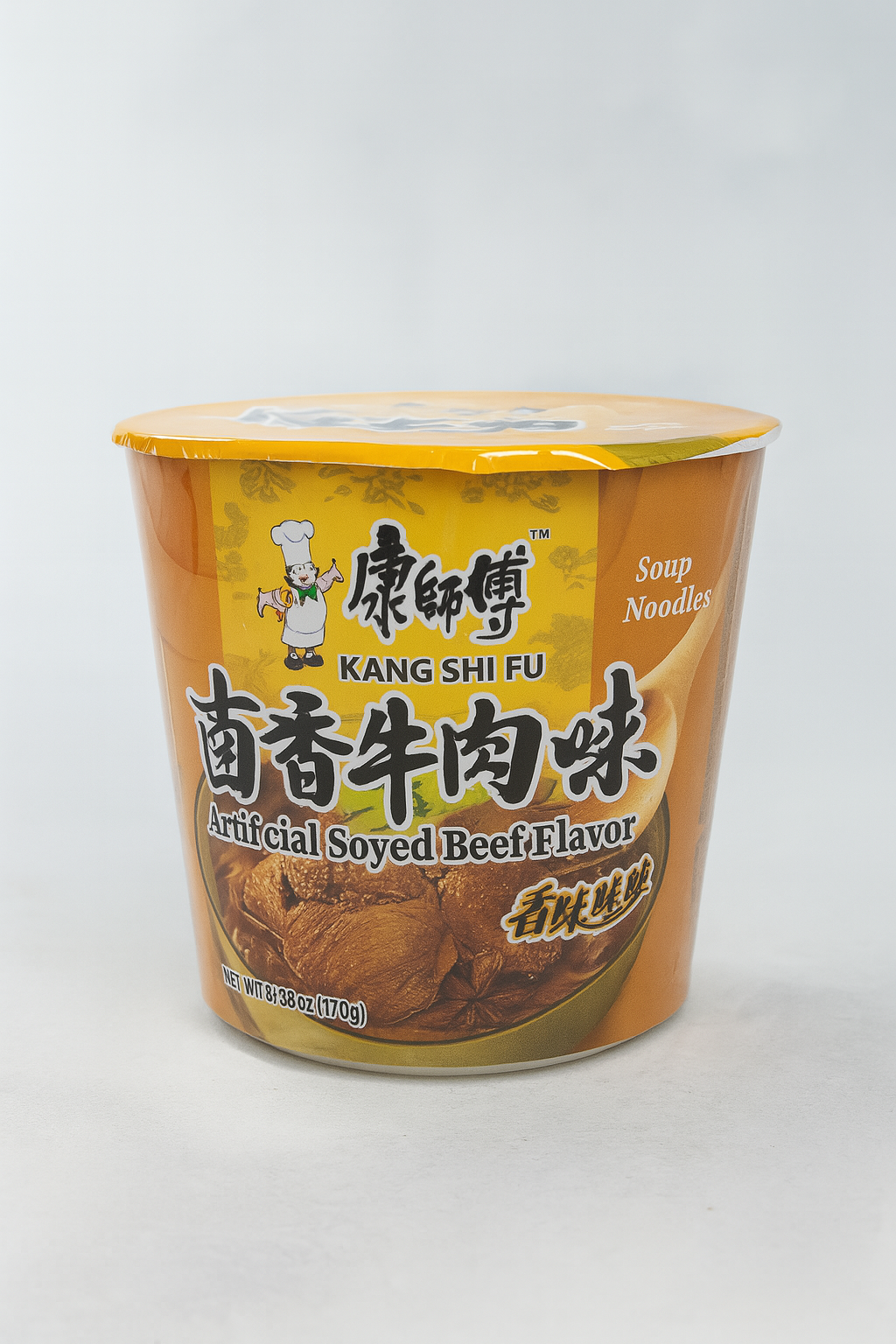 Kang shi fu Artificial Soyed Beef Flavor 3.88oz(110g) 康师傅 卤香牛肉味