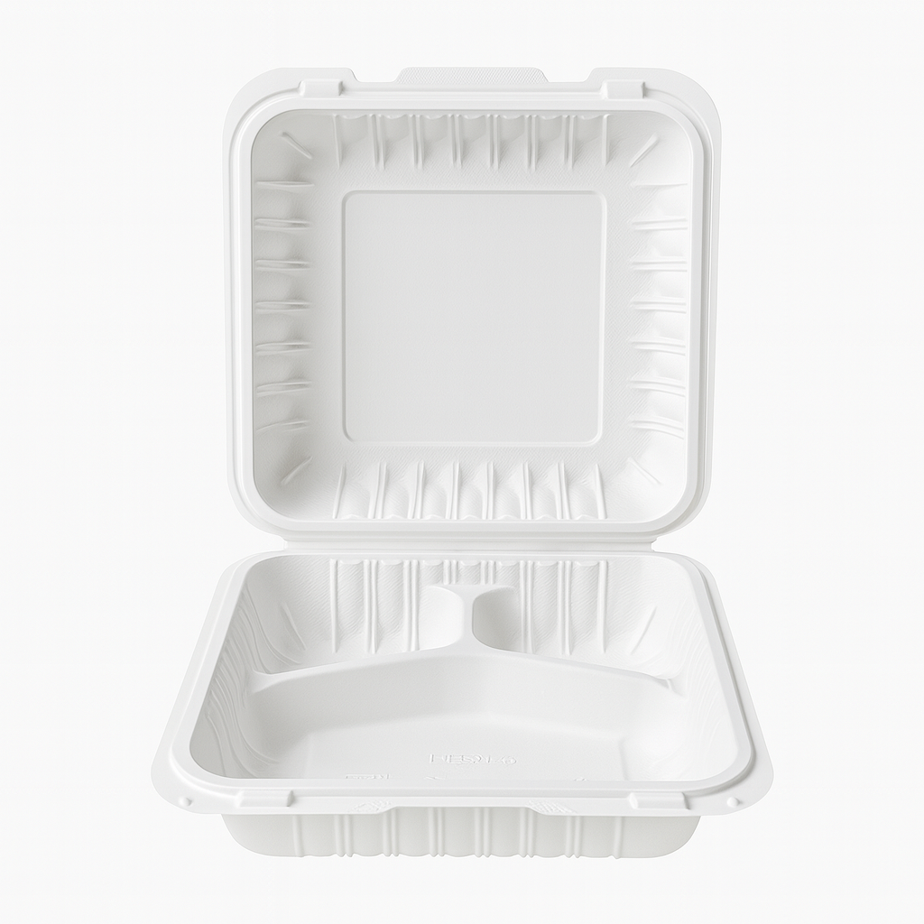 PP993 9.13” X 8.81” X 3.00”, 3-COMP, PP Quantity: 150