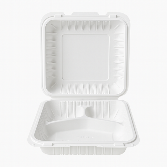 PP883 8.00”X 8.00”X 3.00”, 3-COMP, PP Quantity: 150