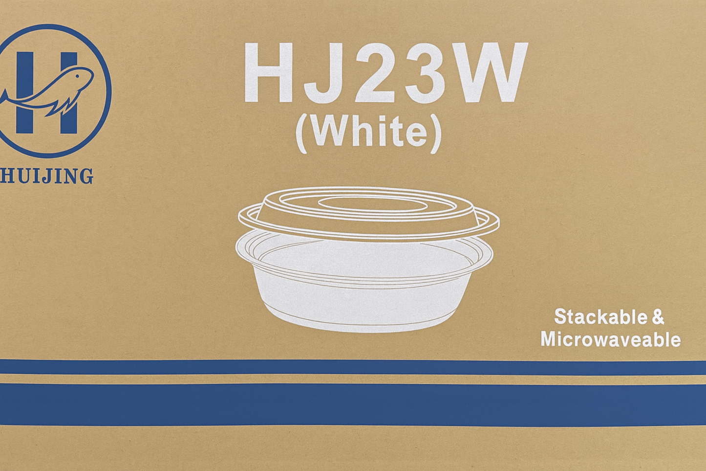 FH23 - Black or White: Deli Container Specs: 24 OZ, PP, Semi-Clear Quantity: 150 Sets