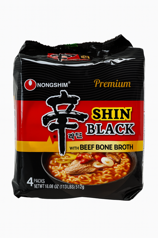 Nongshim Shin Black Ramen Noodle Soup 130g*4