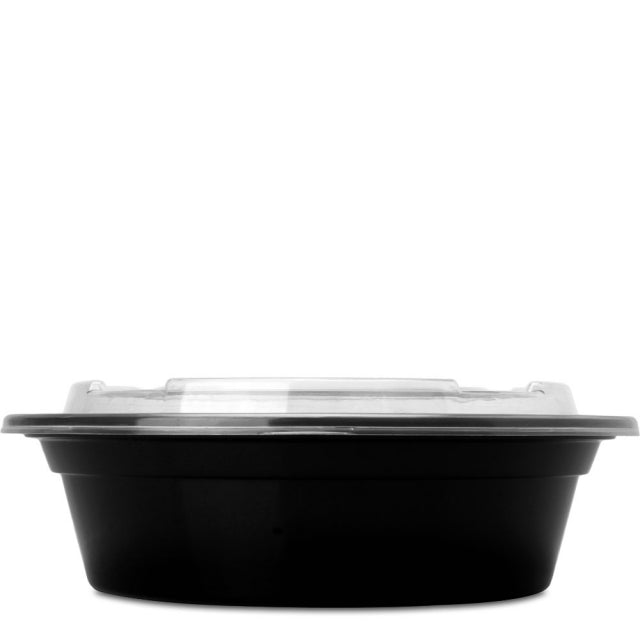 FH23 - Black or White: Deli Container Specs: 24 OZ, PP, Semi-Clear Quantity: 150 Sets