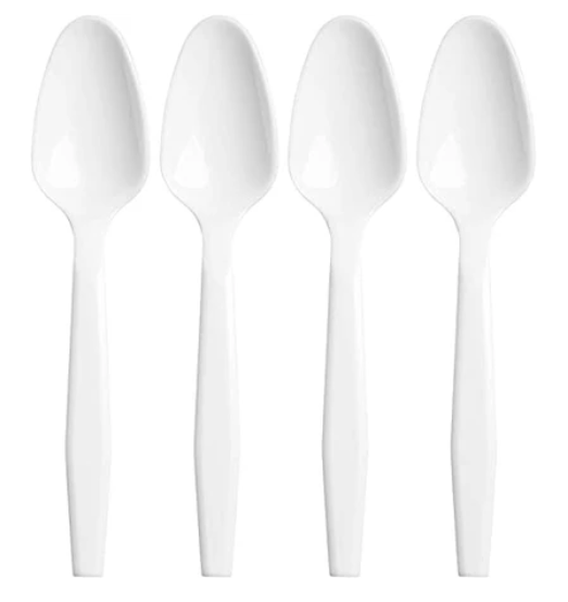 PLASTIC SOUP  SPOON MEDIUM  QUANTITY: 1000